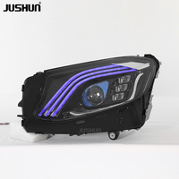 Projecteur LED JUSHUN pour Mercedes Benz GLC W253 16-19, style Maybach modifié, lentille LED, feux de jour