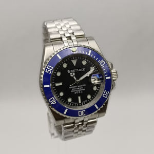 Montre-bracelet mécanique automatique pour homme, en acier inoxydable de luxe, étanche, lumineuse, avec logo personnalisable, mouvement NH35 - Product Image 6