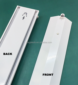 Led ống đèn đồ đạc Trần núi 4ft 2ft 0.6m 1.2m <span class=keywords><strong>T8</strong></span> 6500K PP cơ sở thường xuyên khung đèn một khung đôi ánh sáng phù hợp - Product Image 5