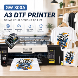 เครื่องพิมพ์ Gwin 300A A3 DTF สำหรับพิมพ์เสื้อยืด/กระเป๋า พร้อมหัวพิมพ์หนึ่งหัว - Product Image 1