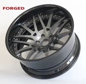 18 "19" 20 "5 × 114.3 Alloy Aluminum Wheels 2 Piece Forged Car Rims Wholesale Deep Lip