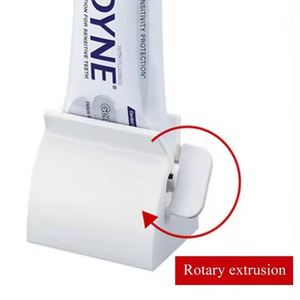 Durable Plastic Toothbrush <b>Holder</b> With <b>Toothpaste</b> Dispenser Waterproof Tube Squeezer Key - Product Image 3