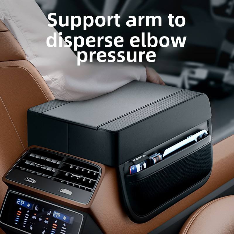 YLA YLC Series Universal Car Armrest Box - Luxury Center Console with USB Charger Storage