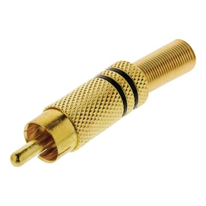 RCA Male Gold Connector 10 Pack Audio <b>Video</b> Plug For <b>Cable</b> Connection - Product Image 1