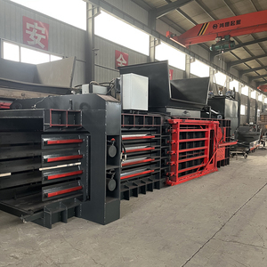 Presse compacteuse hydraulique industrielle CE pour le recyclage du fer, des canettes en aluminium et du carton - Product Image 1