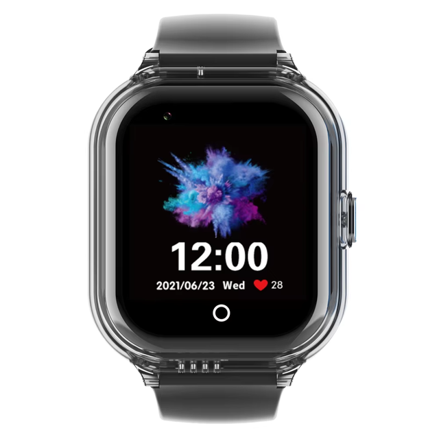 Wonlex RTOS 4G CT01 GPS Kids Smart Watch Transparent case Free Accessories Small Kid like Sim Card Game SOS Camera Tracker Music