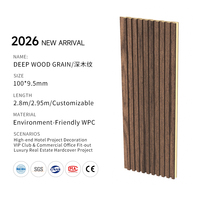 Marchepieds en composite bois-plastique de haute qualité, motif grain de pierre et grain de bois, 100*9.5, à dix mailles fines, étanches, pour salle de bain