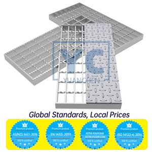 Tùy chỉnh thực hiện nhà sản xuất chuyên nghiệp cống thép bìa cho đường lái xe mạ kẽm hàn thép lưới thoát nước Bìa - Product Image 4