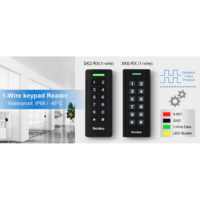 Lecteur RFID extérieur étanche ABS 1-Wire pour la gestion de flotte, sortie format IButton, lecteur RFID 12-80V DC 125kHz 13.56MHz