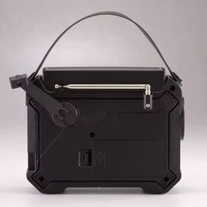 Radio de Emergencia Multifuncional con Energía Solar AM/FM/WB, Manivela, Linterna, Cargador USB, Alarma SOS, Alerta Meteorológica - Product Image 2