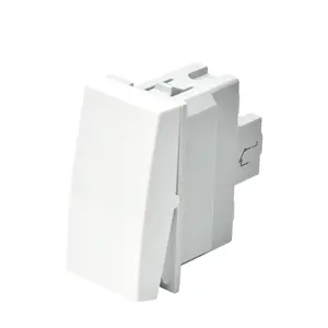 Manufacture NEPCI single open single control wall light switch XJY-QB-34A-1 single pole switch module 22.5x45mm