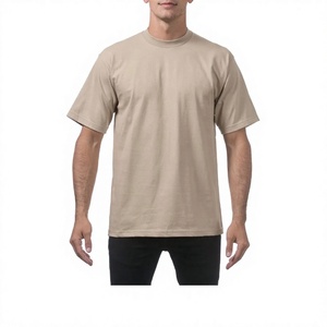 Prix de gros, t-shirt pour homme en coton 100% brodé, coupe classique, manches classiques, écologique, séchage rapide, col rond, 180 GSM - Product Image 5