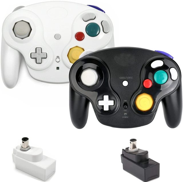 2.4GHz Wireless Gamepad for Nintendo GameCube NGC Wii Joystick Controller Joypad Mando