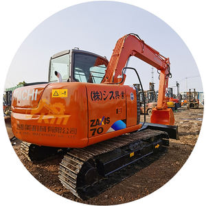 Bricolage nouvelle arrivée 7t mini-pelles Hitachi d'occasion pelle sur chenilles ZX70 ZX60 d'occasion en stock - Product Image 1