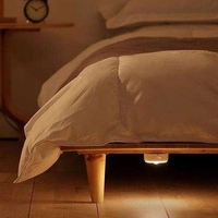 Applique murale Led Portable à 6Led avec chargeur USB, à Induction, capteur de mouvement, luminaire pour armoire, idéal pour une chambre à coucher