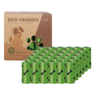 Bolsas Ecológicas Biodegradables e Impermeables para Excremento de Perro, 18 Rollos, Bolsas Portátiles para Desechos de Mascotas - Product Image 5
