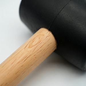 Martillo de Seguridad Sunsbuild con Logotipo Personalizado, Martillo de Goma con Mango de Madera FSC, Antideslizante, para Construcción, Servicio OEM - Product Image 4