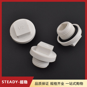 Ppr Pipe Plug 4 Inch With <b>Rubber</b> Seal External Thread White <b>Plastic</b> For Plumbing - Product Image 4