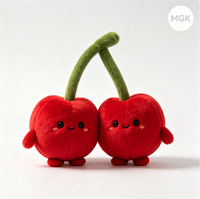 Peluche en forme de fruit de dessin animé, jouet en peluche doux et mignon, conception personnalisée OEM ODM, vente en gros pour cadeau d'enfant