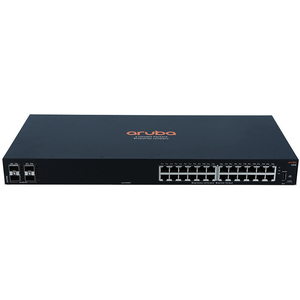 สวิตช์ Aruba รุ่น JL678A CX6100 ซีเรียล 24 พอร์ต 10/100/1000Base-T และ 4 พอร์ต 1/10G SFP เครือข่ายอีเธอร์เน็ต JL678A - Product Image 1