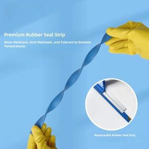 Kit de nettoyage de vitres mural avec raclette télescopique et manche en plastique – <span class=keywords><strong>Lave</strong></span>-<span class=keywords><strong>vitre</strong></span> manuel écologique - Product Image 6