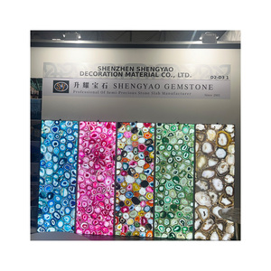 Panel de pared de <span class=keywords><strong>piedra</strong></span> semipreciosa iluminada natural, losas de <span class=keywords><strong>piedra</strong></span> de ágata translúcida retroiluminada - Product Image 2