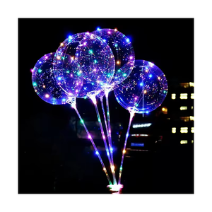 Globos de Látex <span class=keywords><strong>Bobo</strong></span> con Luces LED para Fiestas de Cumpleaños y Bodas, Versión Brillante, Cumple con los Estándares de Seguridad - Product Image 1