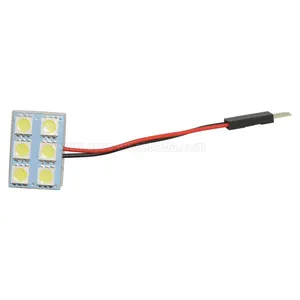 Festoon C5W W5W T10 ba9s 5050 6SMD 12V led圆顶汽车车内灯