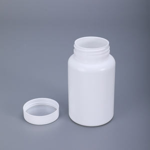 Botellas de Plástico Blancas de HDPE de 200 ml para Pastillas de Vitaminas, Tabletas de Calcio, Cápsulas con Alta Hermeticidad - Product Image 4