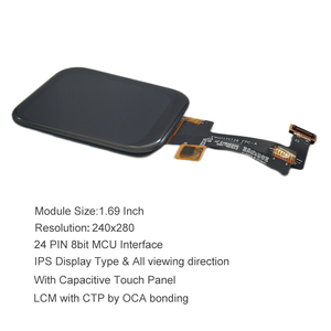Màn Hình Cảm Ứng Nhỏ Màn Hình <span class=keywords><strong>Lcd</strong></span> TFT 1.69 Inch Cho Đồng Hồ Thông Minh - Product Image 3
