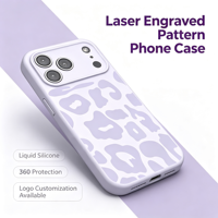Coque de protection pour téléphone portable gravée au laser, antichoc, en silicone liquide souple, pour Samsung