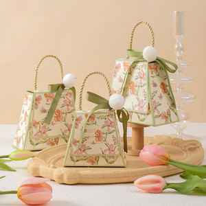 Cajas de Papel para Dulces y Regalos de Boda con Asa, 4 Diseños Variados, Cajas de Papel para Regalos de Cumpleaños - Product Image 3