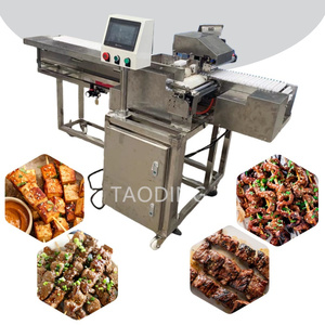Giá thấp thịt cừu xiên mặc chuỗi Máy Kebab BBQ satay xiên máy hoàn toàn tự động thịt lợn souvlaki xiên máy - Product Image 4