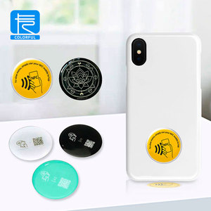 OEM rõ ràng Epoxy <span class=keywords><strong>NFC</strong></span> dán phương tiện truyền thông xã hội điện thoại <span class=keywords><strong>tag213</strong></span> không thấm nước RFID epoxy PVC giấy <span class=keywords><strong>NFC</strong></span> sticker - Product Image 6
