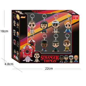 Figurina di <span class=keywords><strong>Dustin</strong></span> e Demogorgone, Mostro Vegetale 6cm, Mini Giocattolo Ispirato a Stranger Things, Oggetto da Collezione in Scatola - Product Image 2