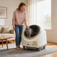 Bac à litière automatique intelligent OEM personnalisable, esthétique et conviviale pour la maison, fonctionnement silencieux, sans Wi-Fi, sans application, nettoyage facile, approvisionnement en gros