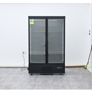 Refrigerador/Congelador Vertical Comercial de Alta Calidad para Tiendas de Conveniencia, con Puerta de Vidrio y Ventilación R290 para Exhibición de Bebidas - Product Image 3