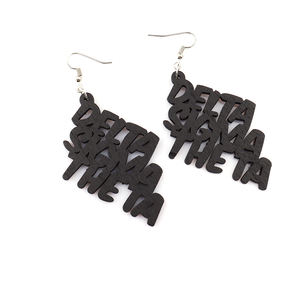 انخفاض الأقراط الخشبية الحمراء DST نادي نسائي - Product Image 2