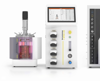 Bioréacteur de laboratoire de 4 L pour la culture de cellules végétales et la fermentation, bioréacteur de laboratoire à l'échelle pilote en acier inoxydable 316L