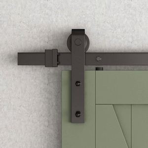 Herrajes Modernos de Acero Duradero para Puertas Correderas de Granero con Doble Rodillo, Control Remoto para Puertas de Garaje de Madera - Product Image 6