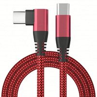 Câble de données double à 90 degrés, câble de charge rapide Type C vers Type C PD 60W, câble de charge pour ordinateur portable, téléphone