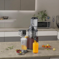 Nieuwste Digitale Versie Multifunctionele Elektrische Sinaasappel Citrus Juicer Extractor Hoge Sap Opbrengst Zelfreinigende Functie Voor Hotels