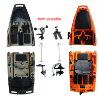 Kayak de pêche modulaire 2025 NOUVEAU 9 HDPE Durable Écologique Léger Facile à ranger Une personne Sit-On-Top Pagaie Garantie 2 ans