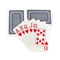 Carte à jouer en pvc bon marché carte de papier carte de poker d'usine