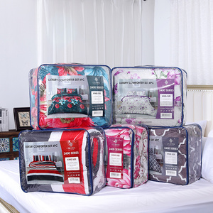 Mùa Đông Ấm Áp Comforter Đặt Vua Kích Thước 4Pcs Đặt Bỏ Giường Comforter Bộ Đồ Giường Đặt Trong Kho - Product Image 2