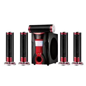 Alto-falante africano home theater 5.1, conjunto de áudio ac/dc multimídia, som estéreo, super graves, subwoofer, alto-falante 60w