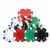 Jetons de poker sans valeur nominale, personnalisables avec logo, jetons de casino vierges, livraison rapide, échantillon disponible, achat en gros, directement de l'usine