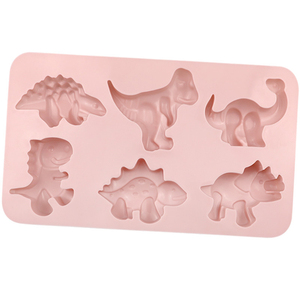 Early Riser 3D Dinosaur Themed Silicone Molds DIY Baking Tool <strong>Tray</strong> for Chocolate <strong>Dessert</strong> Cupcake Topper-Cake Tools - Product Image 4