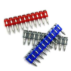 Clavos de Pistola de Gas Galvanizados en Tiras de Plástico, Punta Afilada, <span class=keywords><strong>para</strong></span> Concreto Duro Reforzado - Product Image 2