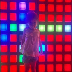 <span class=keywords><strong>Net</strong></span> Red LED Pat Wall Interactive Touch Sensor Lights Colorful Light Programming Punch Card Music Puzzle Play Equipment - Product Image 6